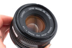 Canon 50mm f1.8 FDn
