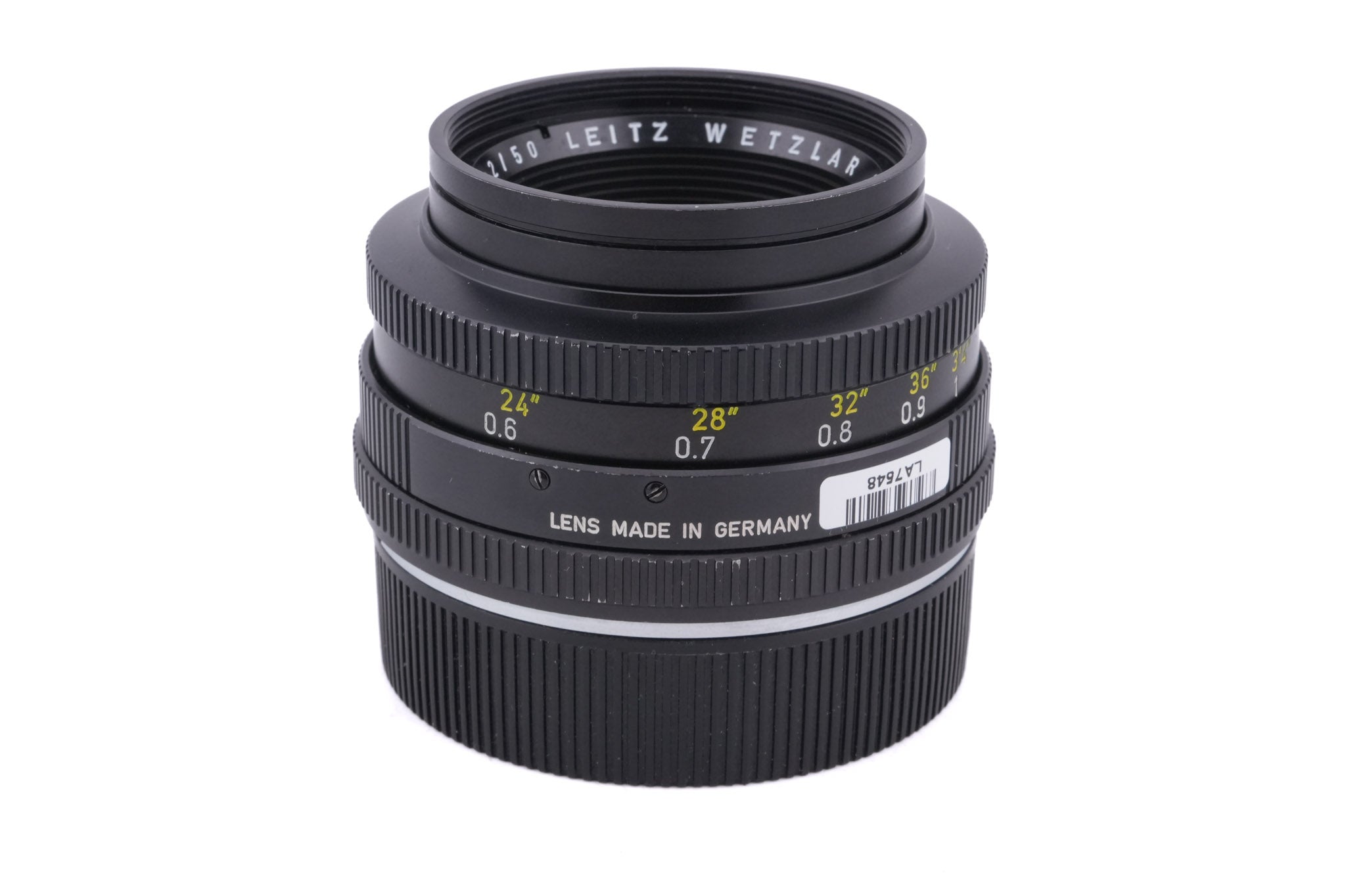 Leica 50mm f2 Summicron-R (Type I) (1-Cam) (11218)