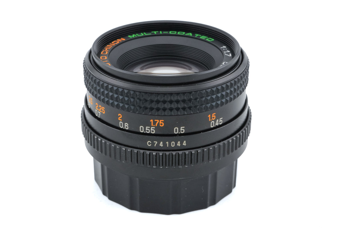 Chinon 50mm f1.7 Auto Chinon Multi-Coated