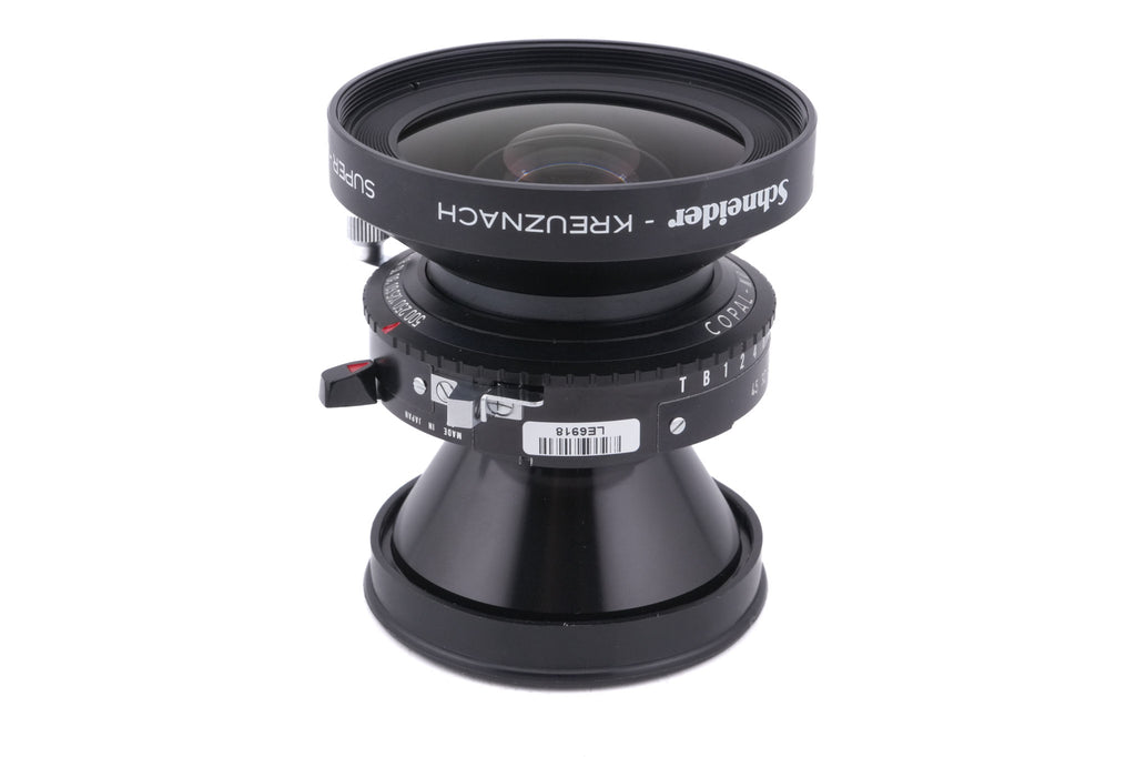 Schneider-Kreuznach 90mm f8 Super-Angulon MC (Shutter)