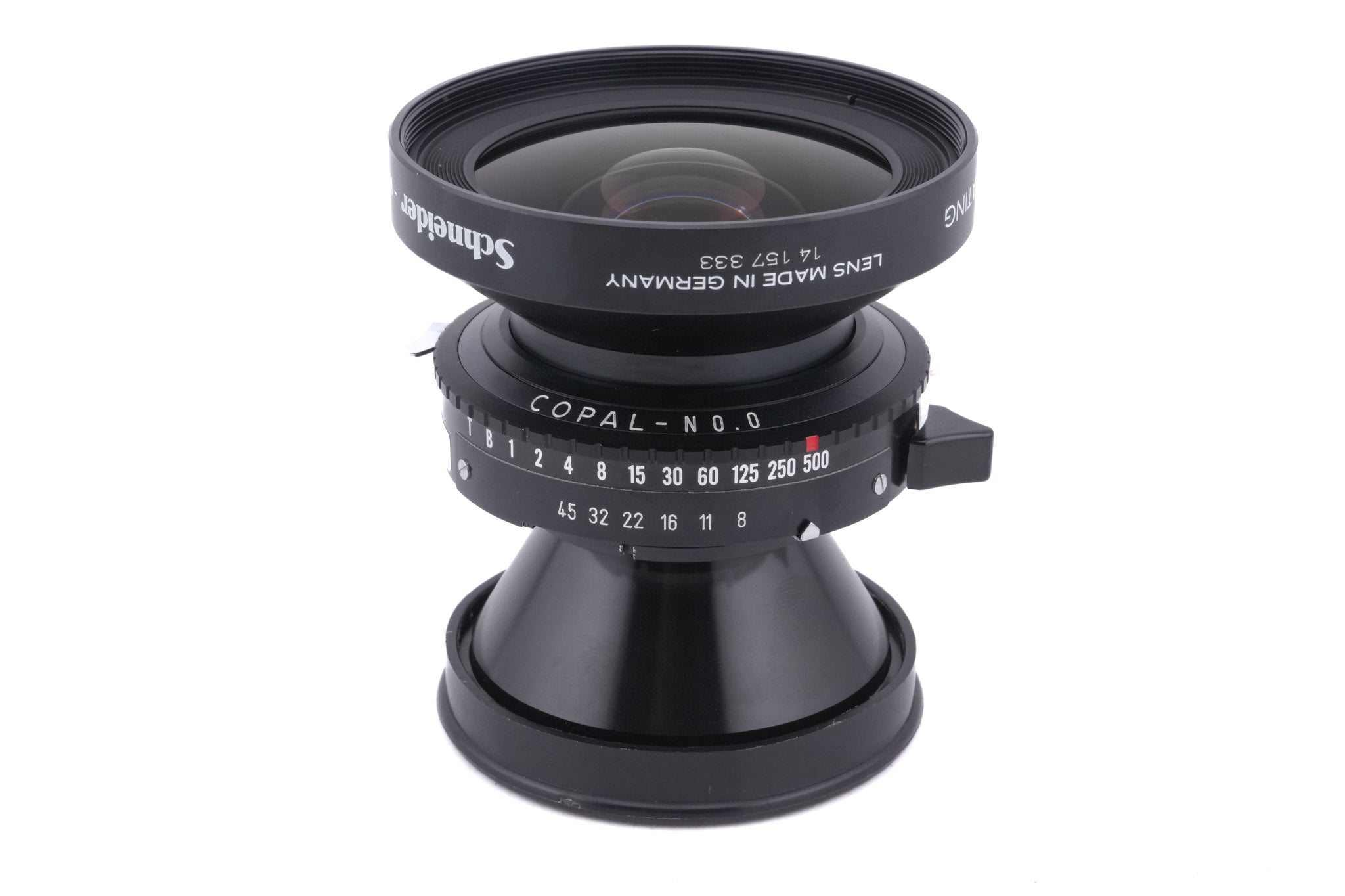 Schneider-Kreuznach 90mm f8 Super-Angulon MC (Shutter)
