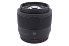 Panasonic 25mm f1.7 Lumix G ASPH. (H-H025)