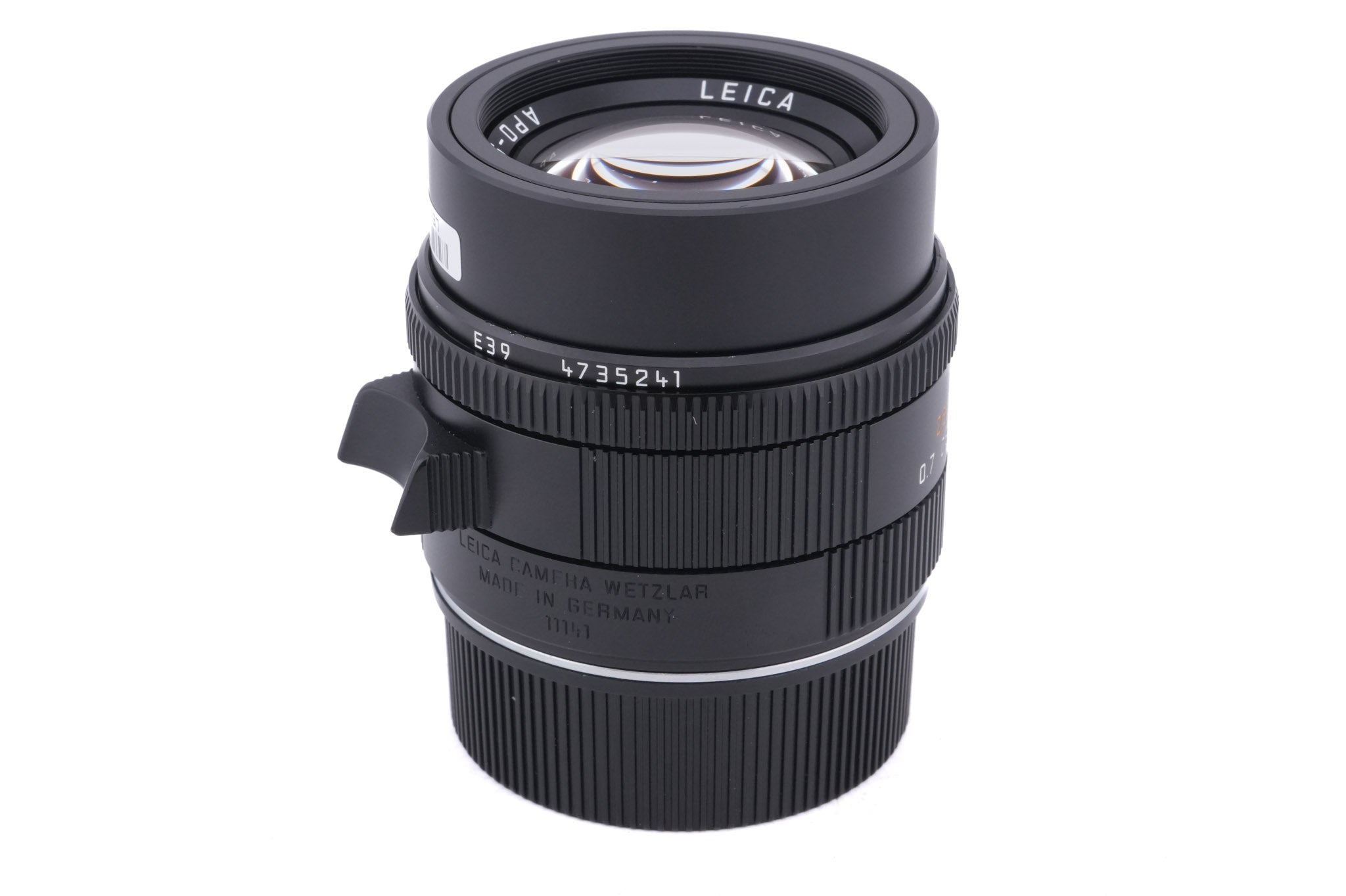 Leica 50mm f2 APO-Summicron-M ASPH. (Black, 11141)