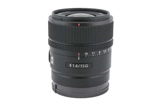Sony 15mm f1.4 E G - Lens