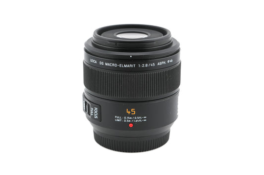 Panasonic 45mm f2.8 ASPH. MEGA O.I.S. Leica DG Macro-Elmarit - Lens