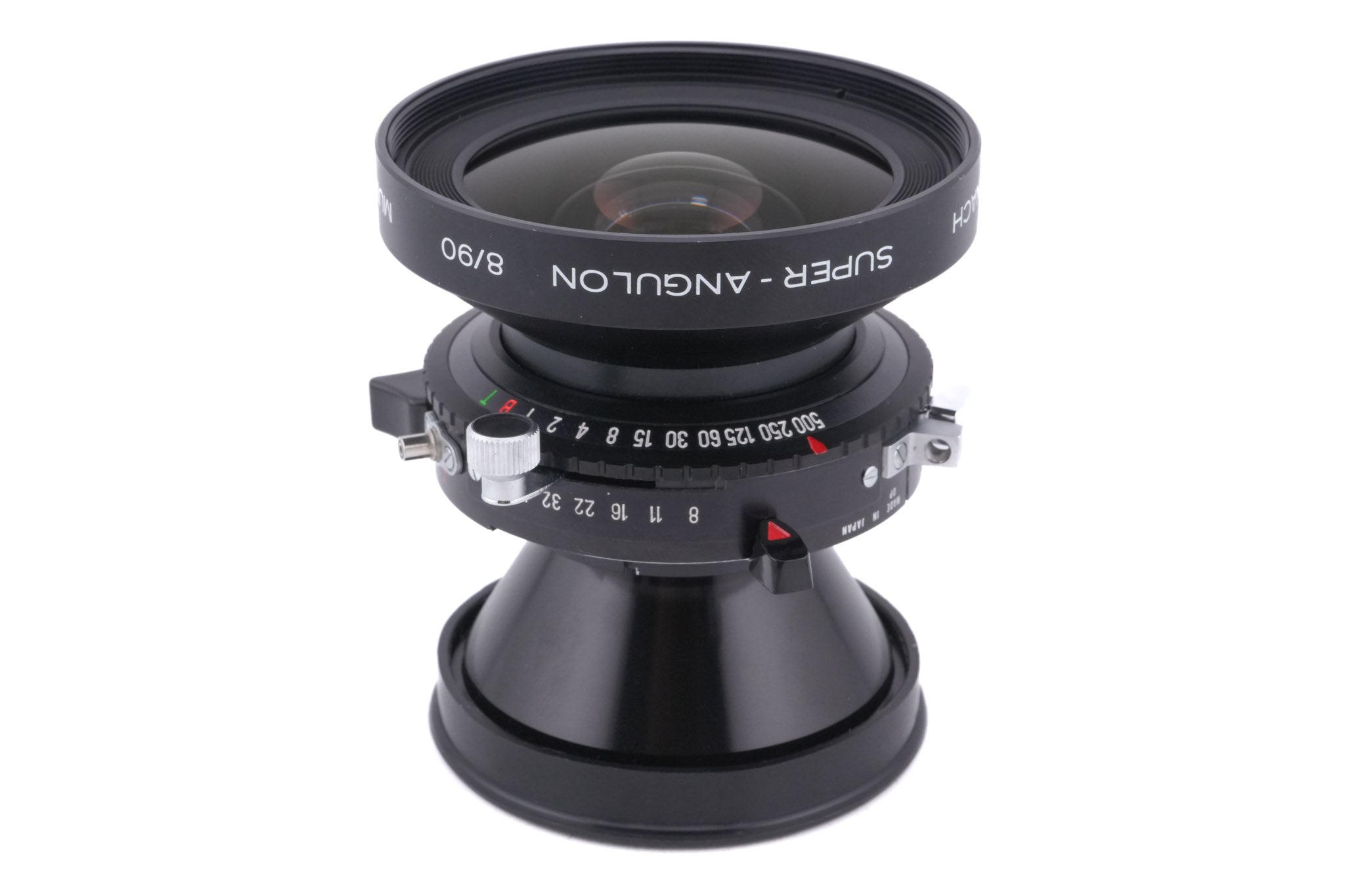 Schneider-Kreuznach 90mm f8 Super-Angulon MC (Shutter) - Lens