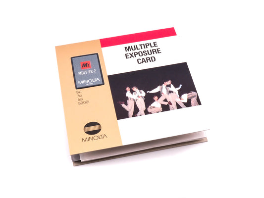 Minolta Multiple Exposure Card