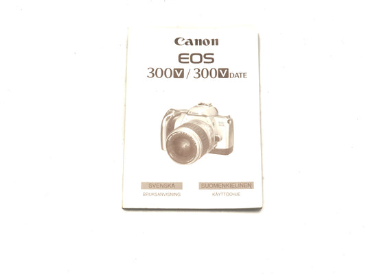 Canon EOS 300V / 300V Date Instruction Manual