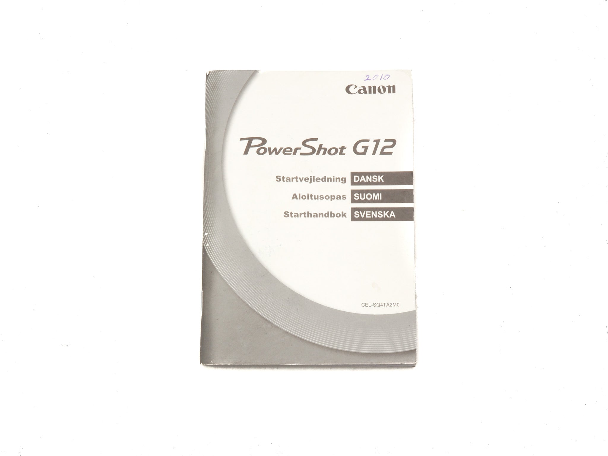 Canon PowerShot G12 Instructions