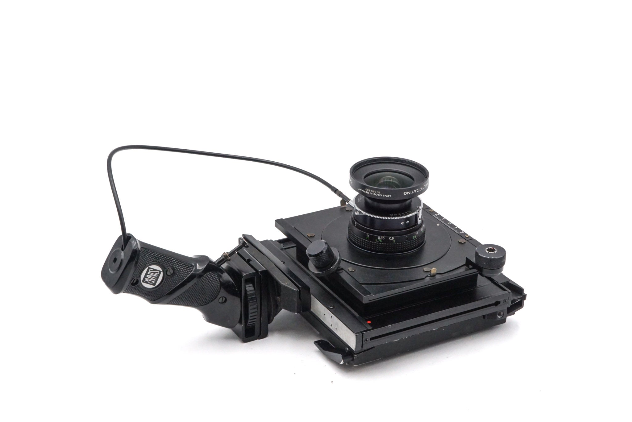 Sinar Handy 4x5 + 65mm f5.6 Super Angulon MC (Shutter)