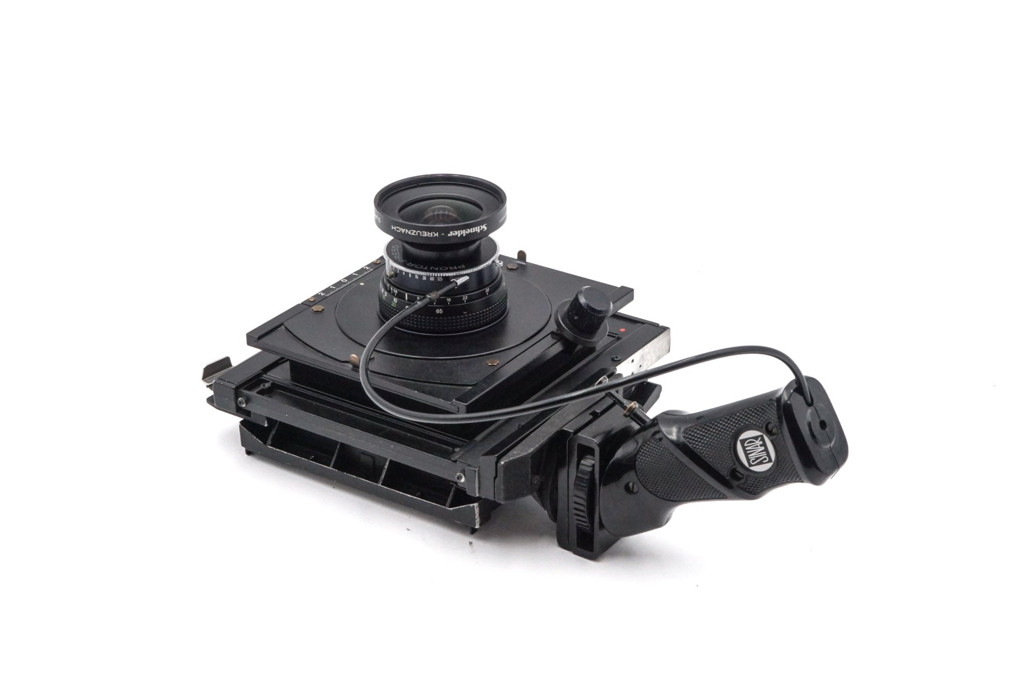 Sinar Handy 4x5 + 65mm f5.6 Super Angulon MC (Shutter)