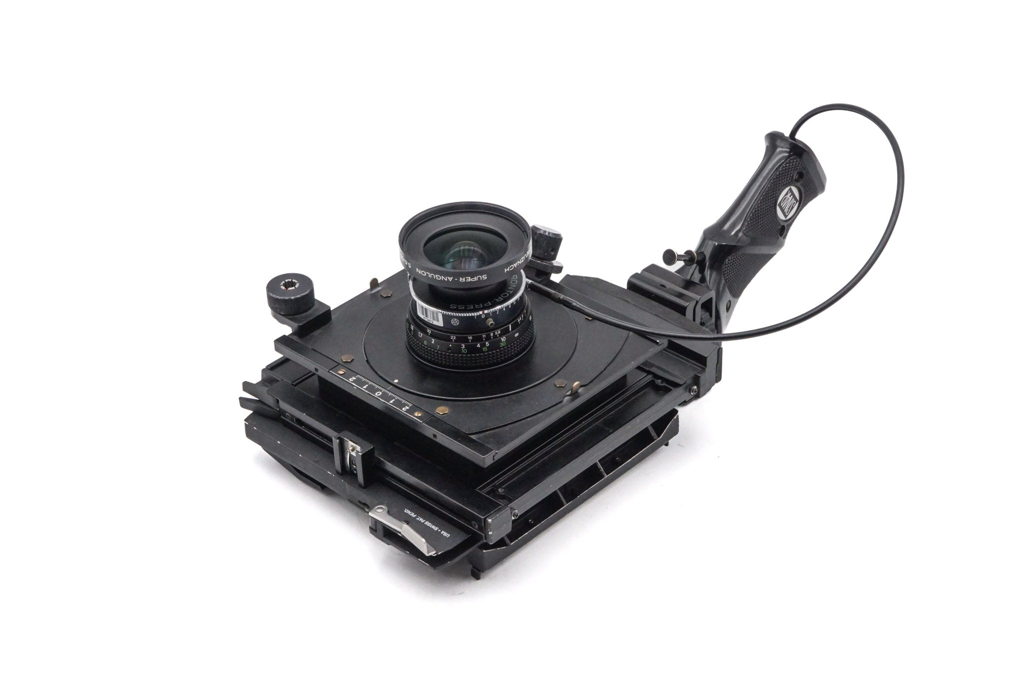 Sinar Handy 4x5 + 65mm f5.6 Super Angulon MC (Shutter)