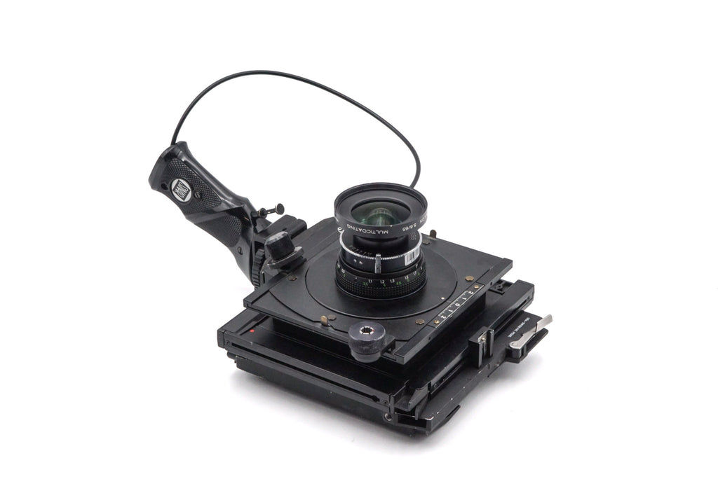Sinar Handy 4x5 + 65mm f5.6 Super Angulon MC (Shutter)