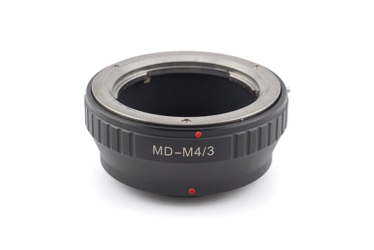 Generic Minolta MD - Micro Four Thirds (MD - M4/3) Adapter - Accessory