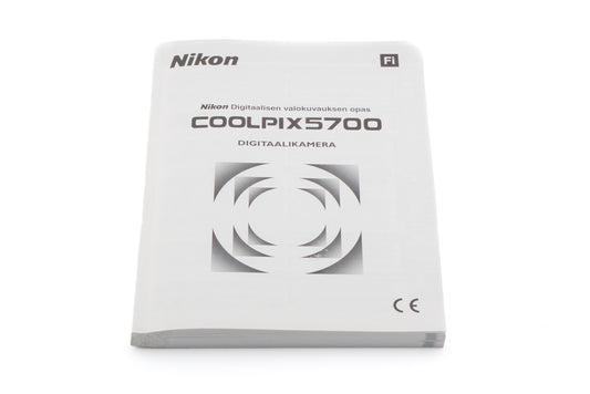 Nikon Coolpix 5700 Instructions - Accessory