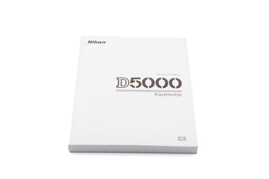Nikon D5000 Instructions - Accessory