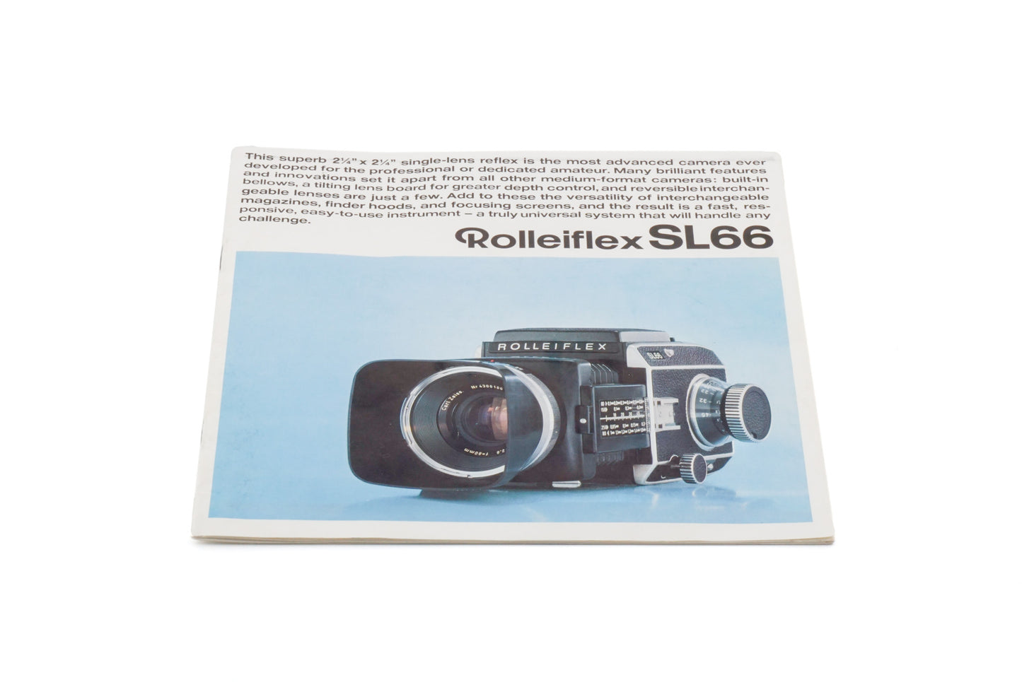 Rollei Rolleiflex SL66 Brochure - Accessory