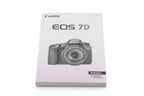 Canon 7D Instruction