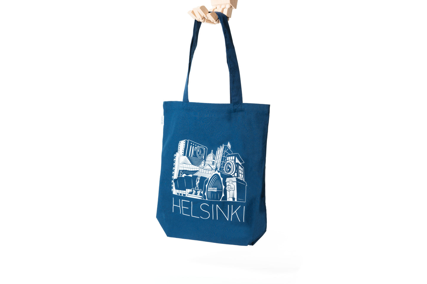 A Kamerastore Tote Bag Helsinki frontside on a white background.