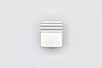 The KMQ chrome back display model from topside on a white background.