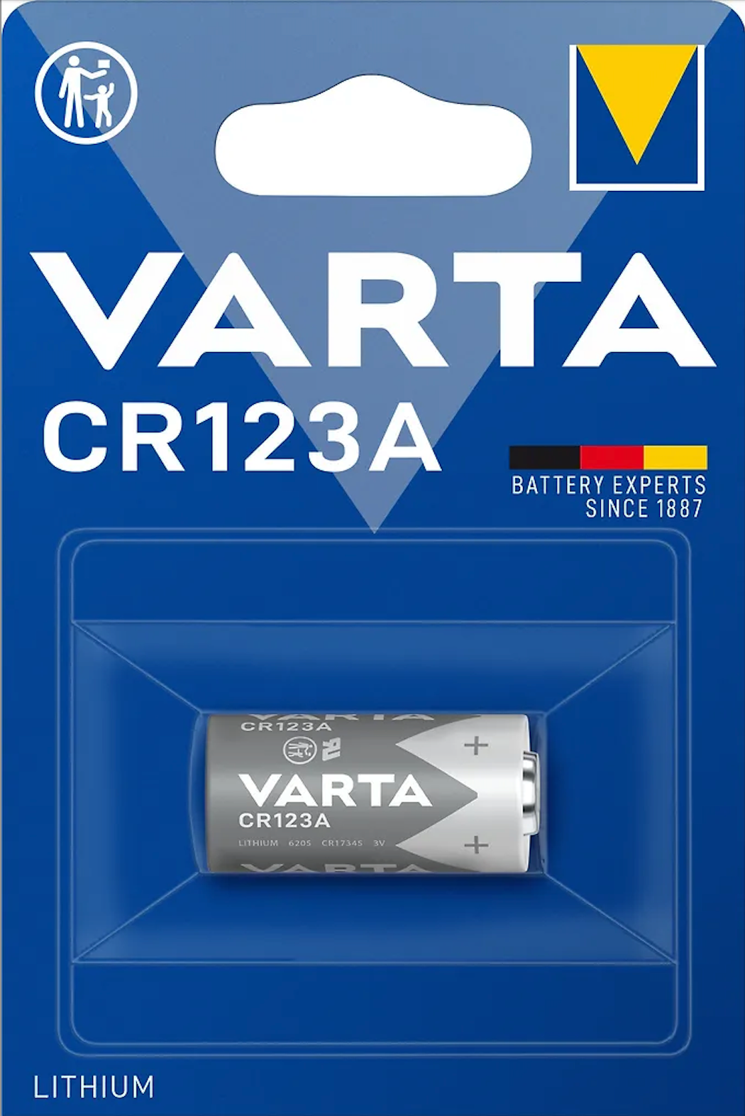 Varta CR123A 3V litiumparisto