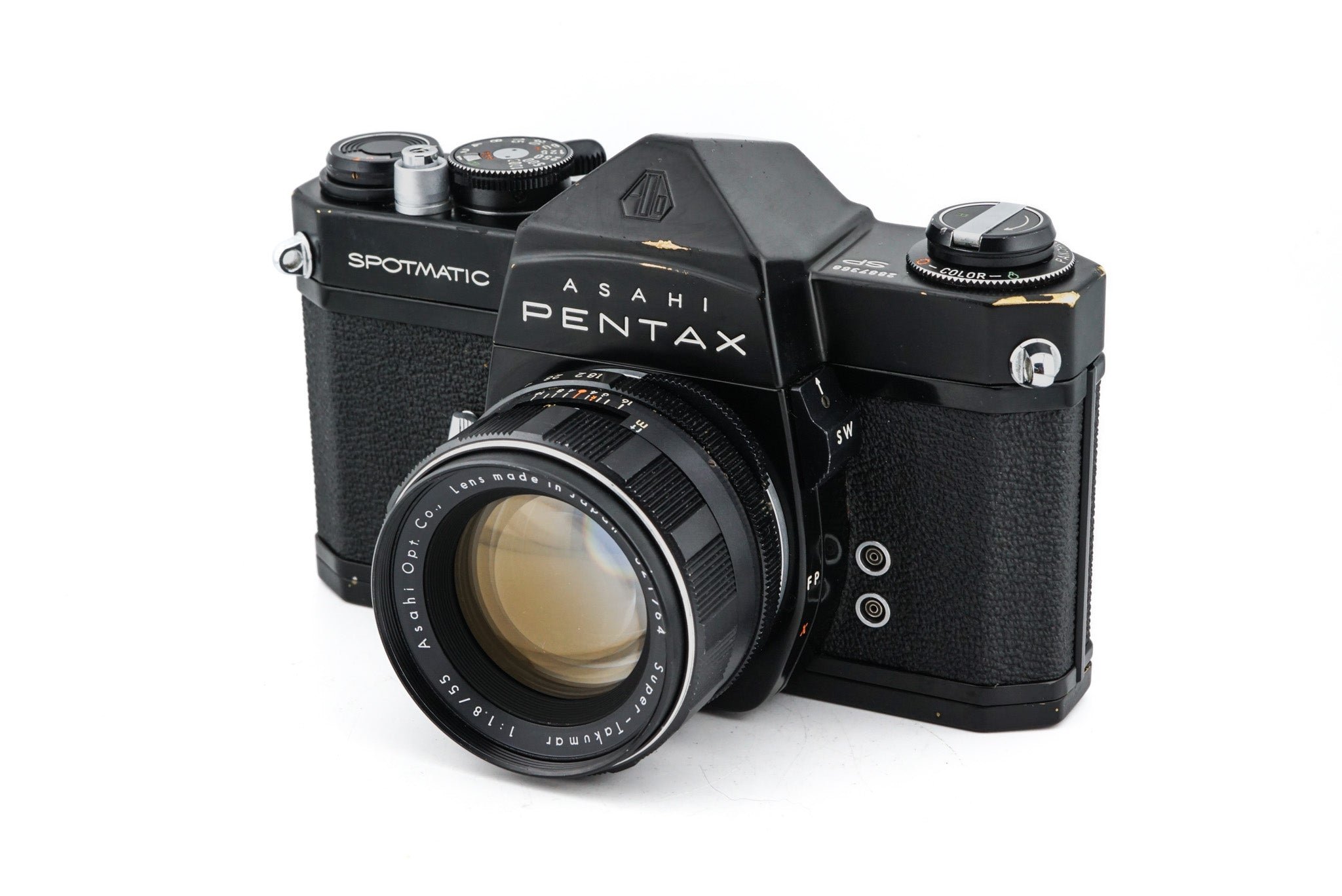 Pentax Spotmatic SP + 55mm f1.8 SMC Takumar