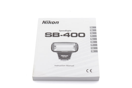Nikon SB-400 Instructions