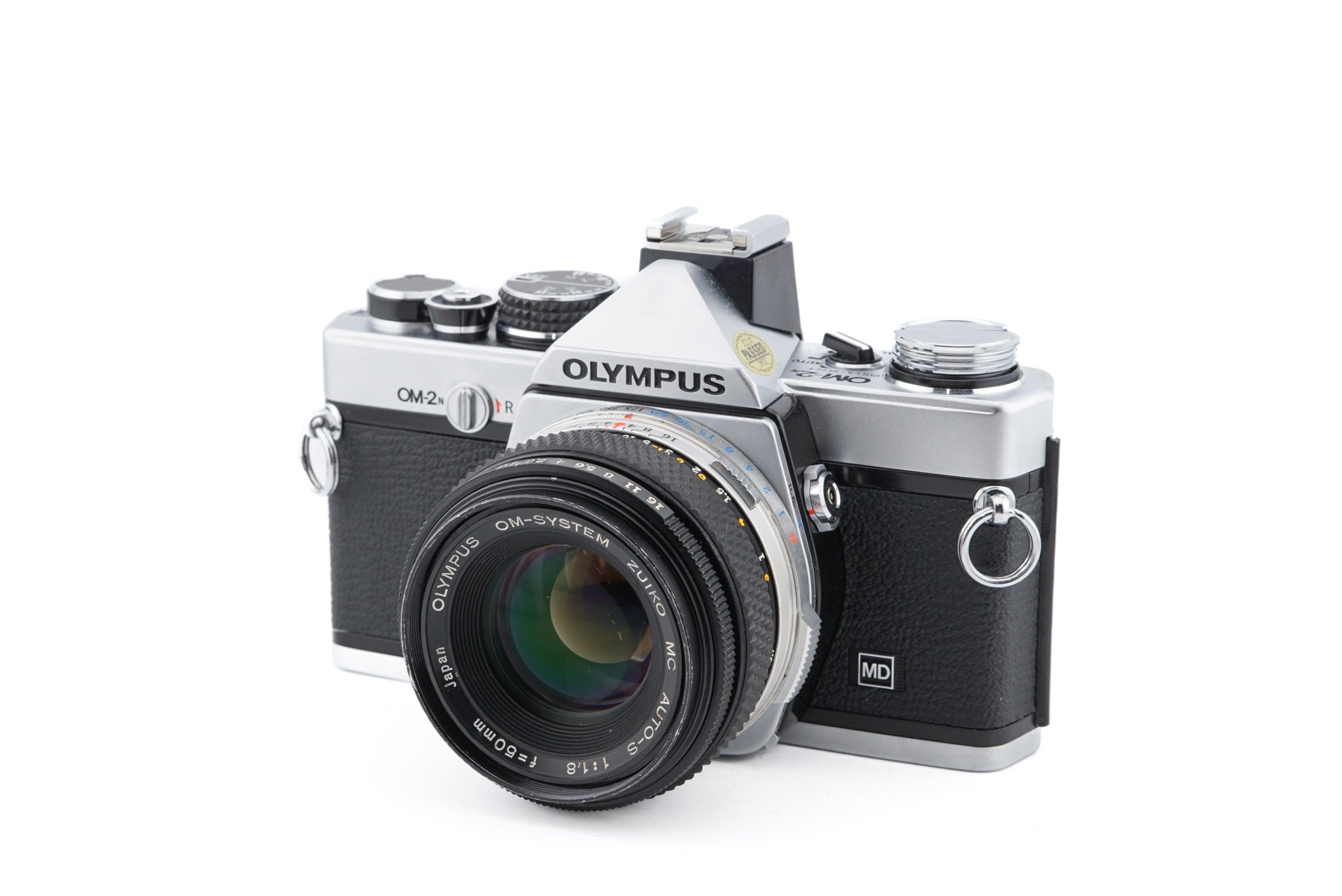 オリンパス OM-2 シルバー 大口径50/F1.8レンズ 完動品＃S - フィルム