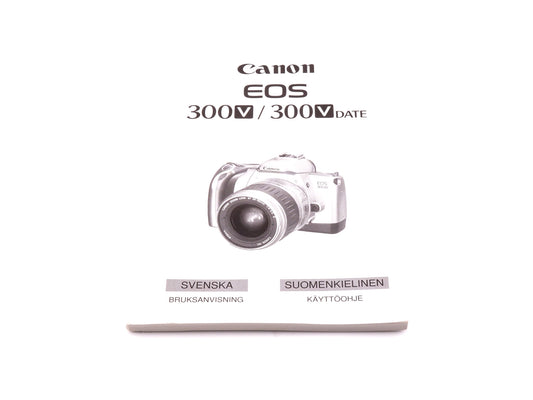 Canon EOS 300V / 300V Date Instruction Manual