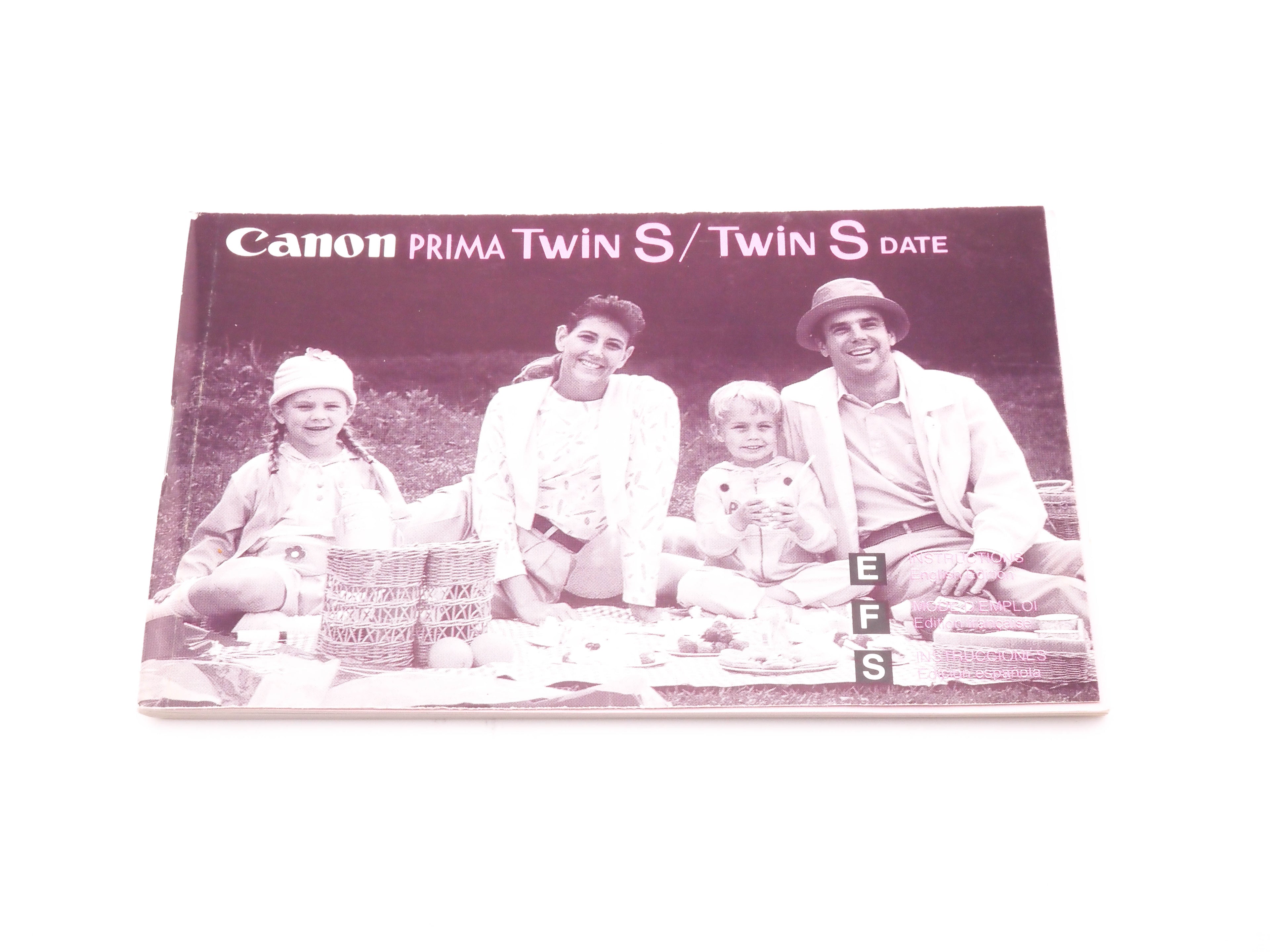 Canon Prima Twin S / Twin S Date Instructions
