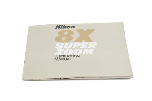 Nikon 8x Super Zoom Instructions