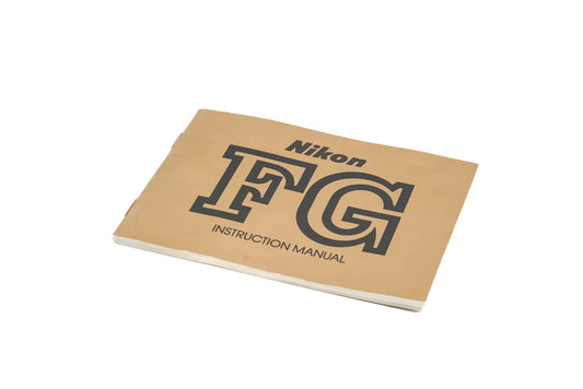 Nikon FG Instructions