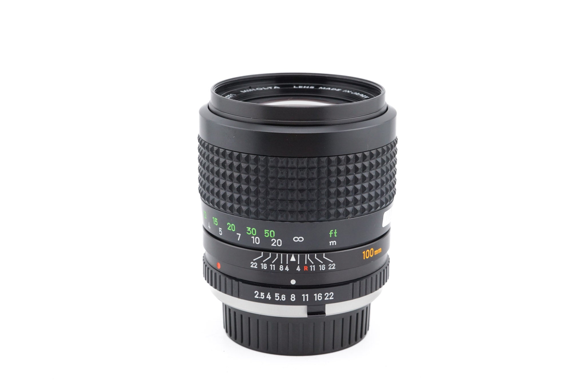 Minolta 100mm f2.5 MC Tele-Rokkor-PF – Kamerastore