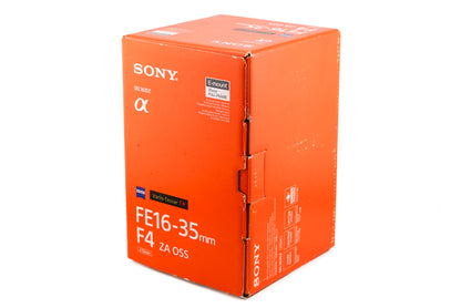 Sony 16-35mm f4 Vario-Tessar T* ZA OSS