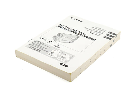 Canon MV750i/MV730i/MV700i/MV700/MV690 Instructions