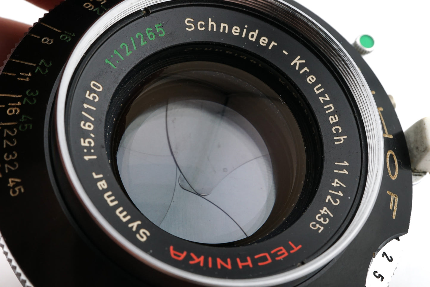 Schneider-Kreuznach 150mm f5.6 / 265mm f12 Symmar Technika (Shutter)