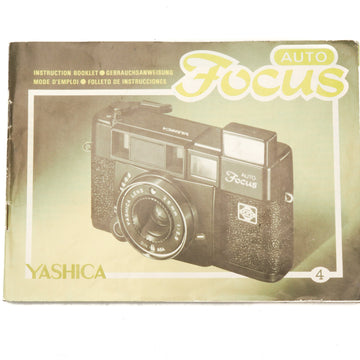 Yashica Auto Focus Instruction Booklet