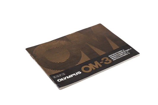 Olympus OM-3 Instructions