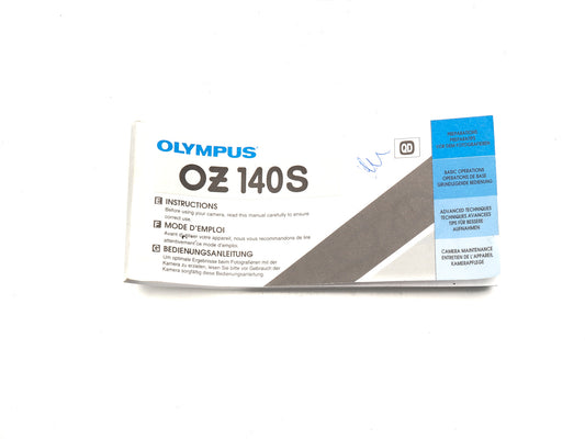 Olympus Superzoom 140 S Instructions