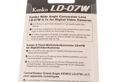 Kenko 0.7X Wide Angle Conversion Lens LD-07W