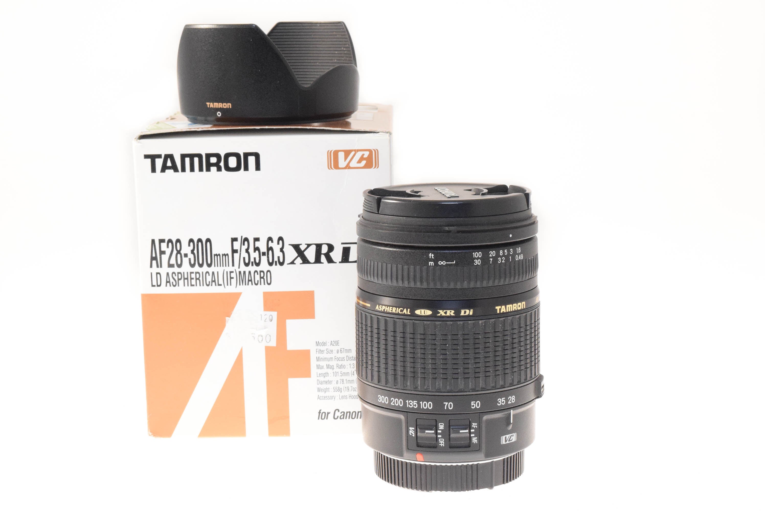 Tamron 28-300mm f3.5-6.3 Aspherical Macro DI VC IF LD XR (A20)