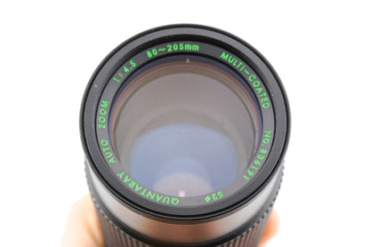Quantaray 80-205mm f4.5 Auto Zoom Multi-Coated