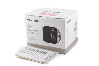 Tamron 35mm f1.8 DI SP VC USD (F012)