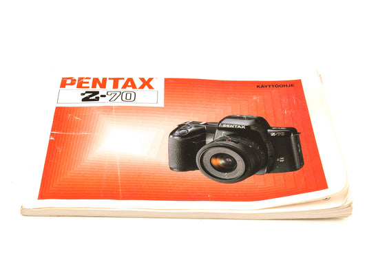 Pentax Z-70 Instructions