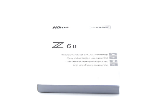 Nikon Z6 II Instructions
