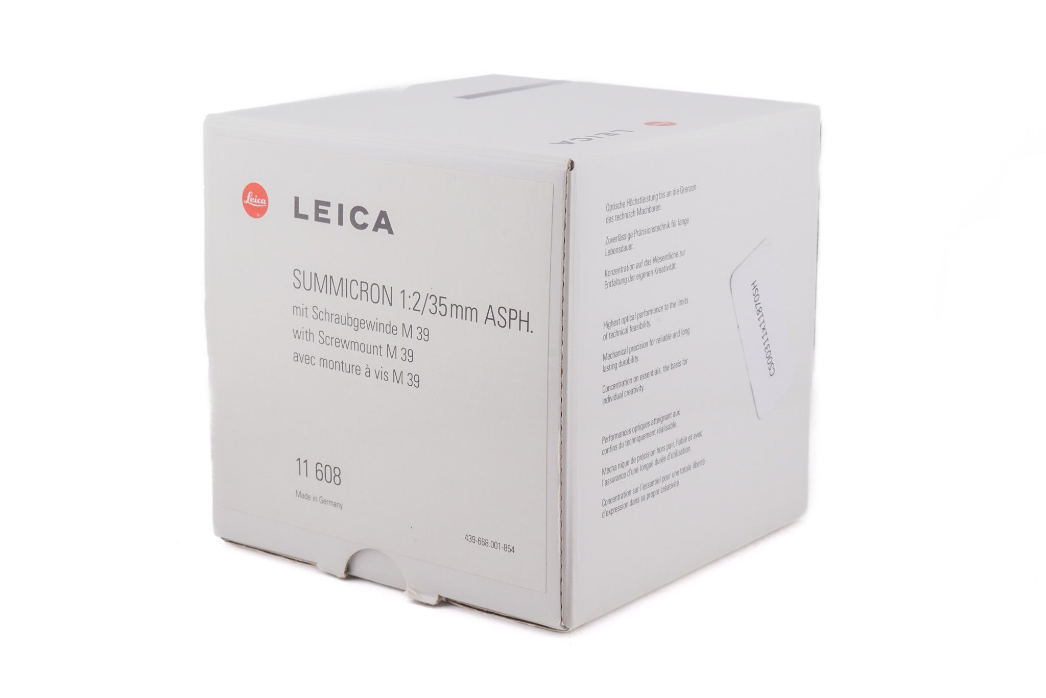 Leica 35mm f2 Summicron ASPH. (11608) – Kamerastore