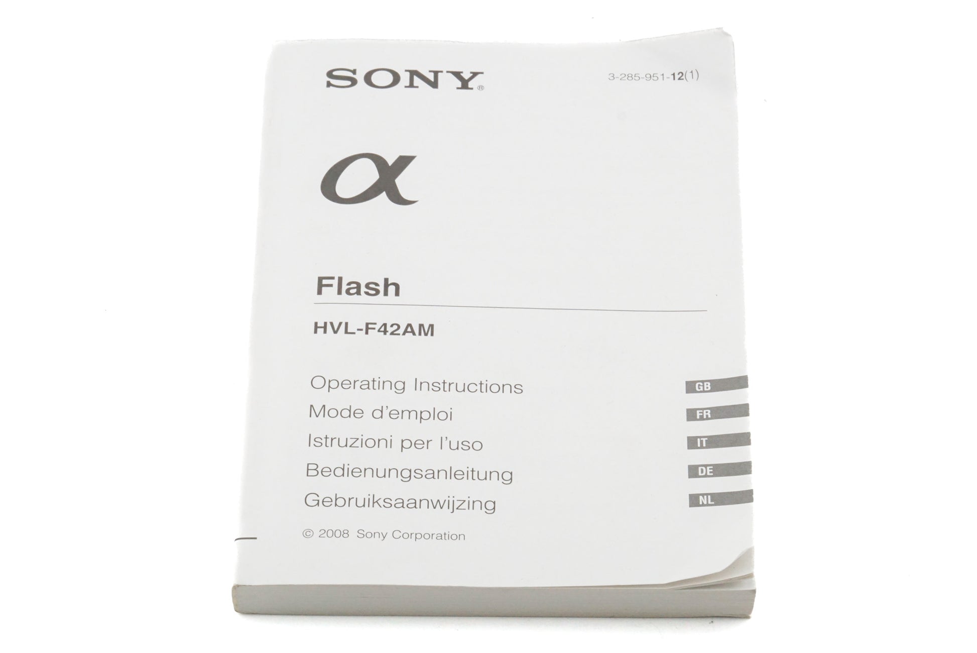 Flash Sony HVL-F42AM - Photo, audio & vidéo Flash Sony HVL-F42AM - Photo, audio & vidéo