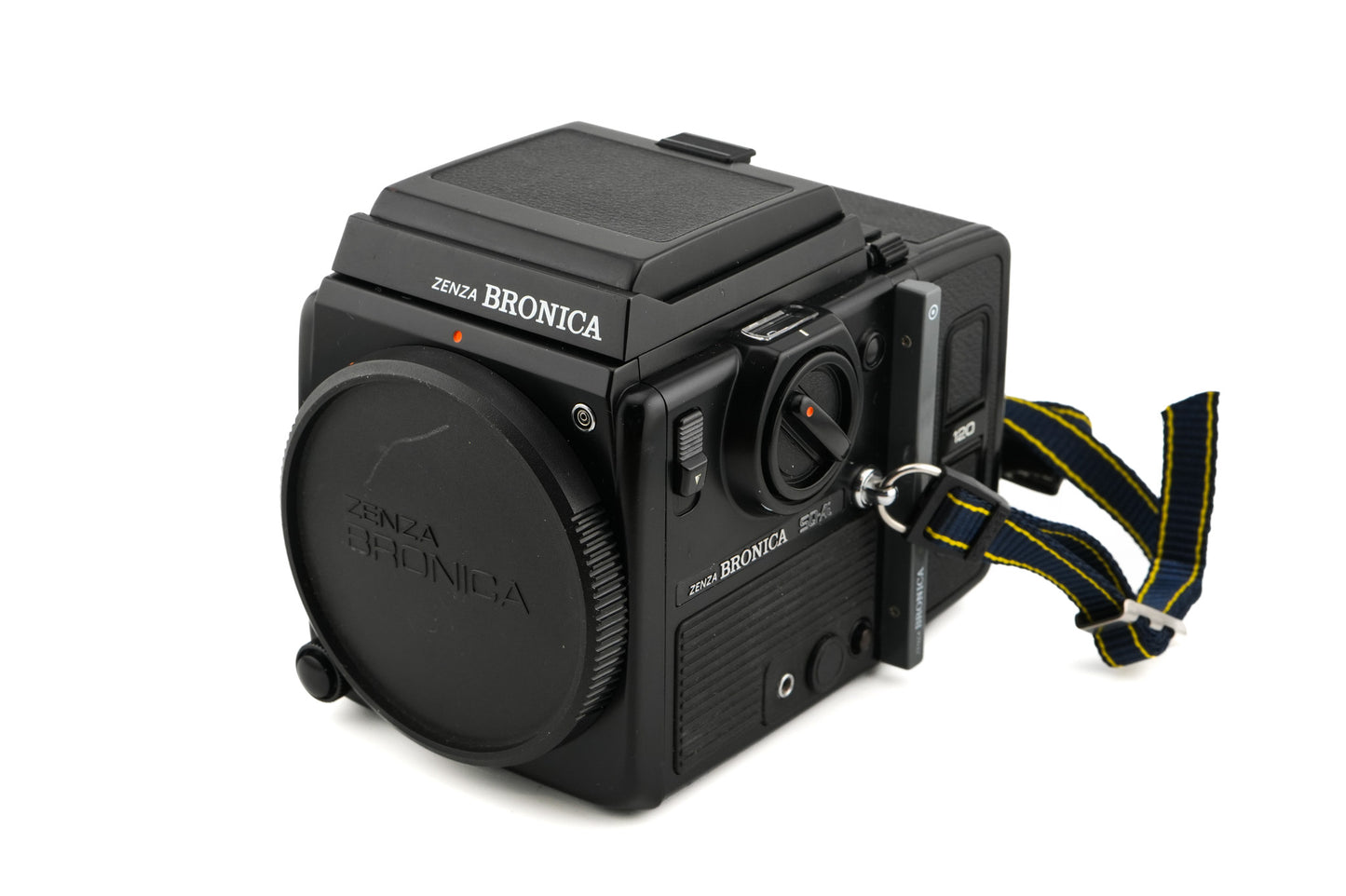 Zenza Bronica SQ-Ai + SQ 6x6 120 Roll Film Back + Waist Level Finder