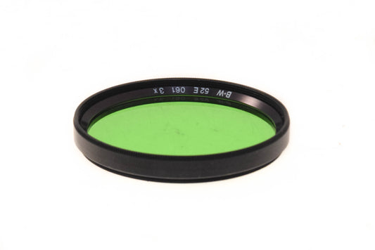 B+W 52mm Green Filter 061 3x - Accessory