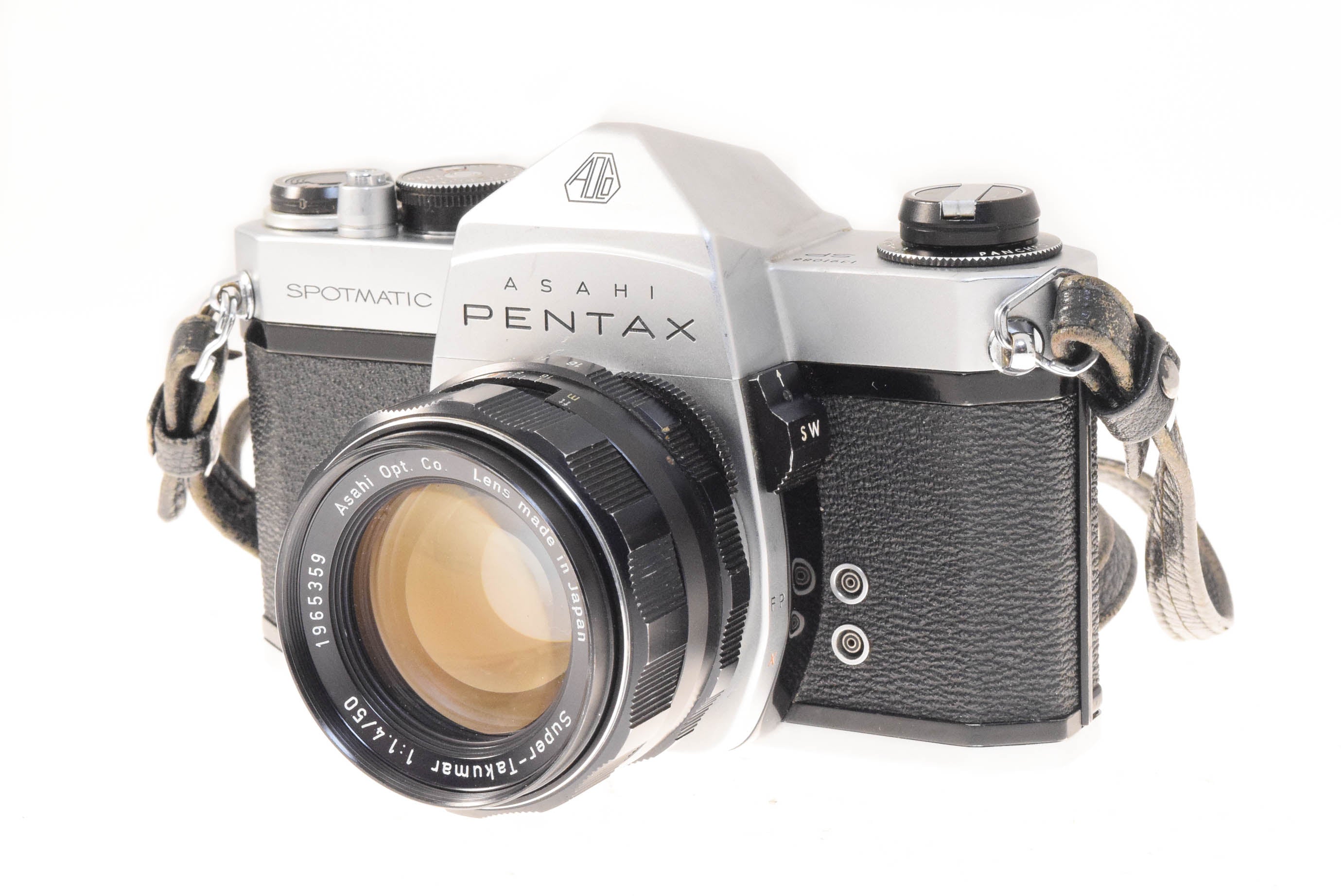 Pentax SP シルバー M42 55mm F1.8付き-